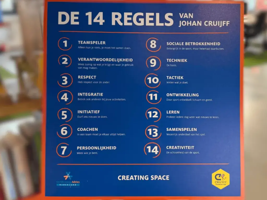 14 regels Cruyff